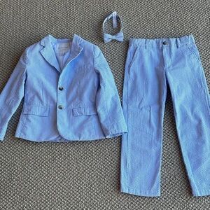 Janie and jack suit with bow tie